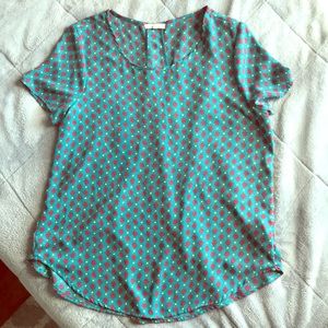 Turquoise Pleione Blouse